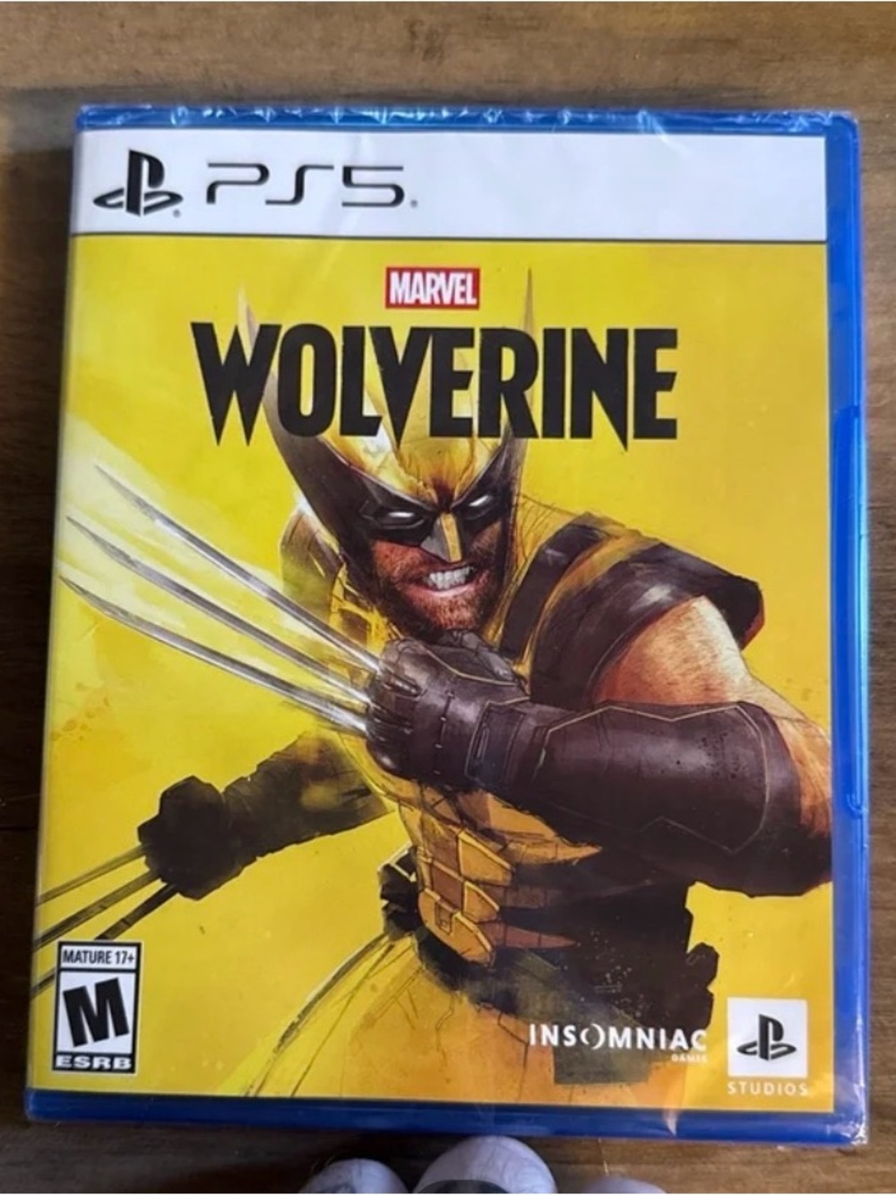 Sony PS5 Marvel Wolverine (Yellow) - PS5 Game Case